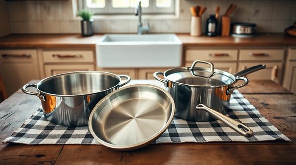 Découvrez le pack de poêles inox à poignée amovible Poeleo